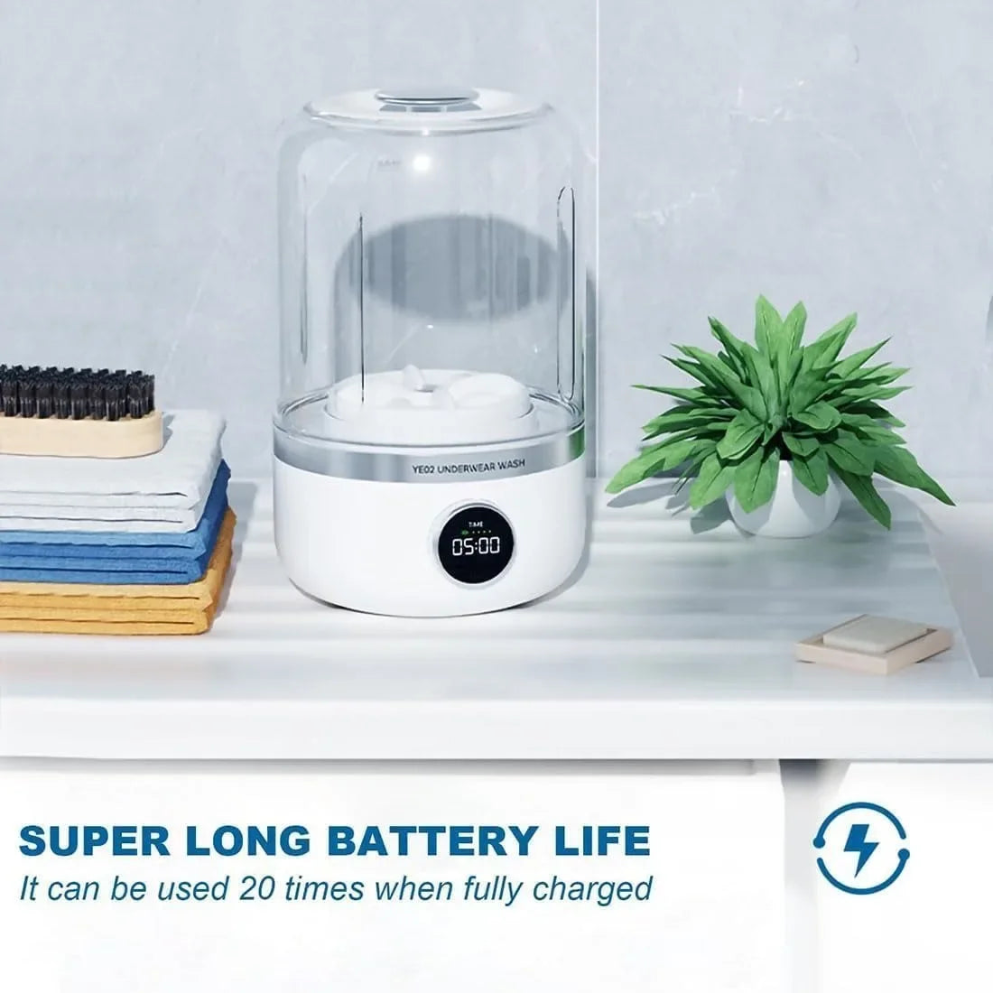 Mini Wireless Washing Machine