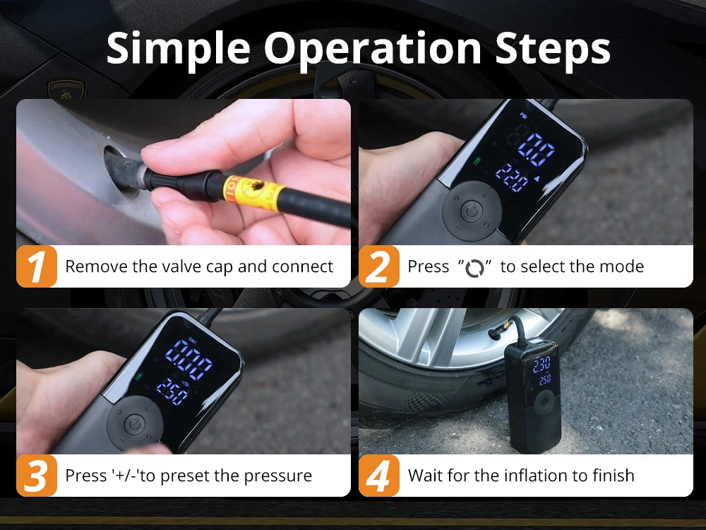 Electric Portable Tire Inflator