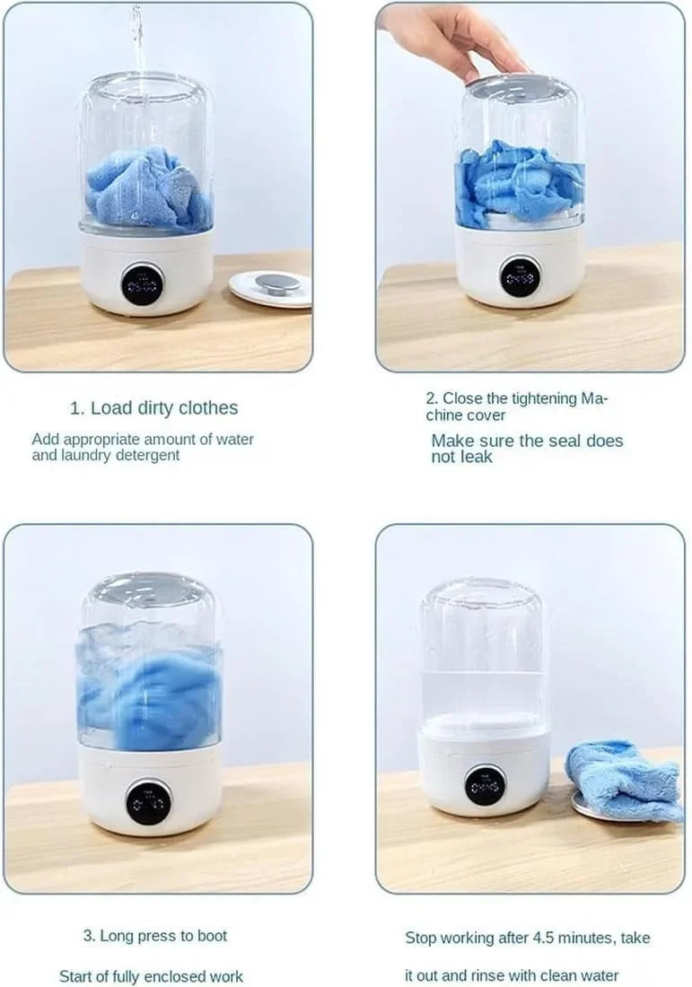 Mini Wireless Washing Machine