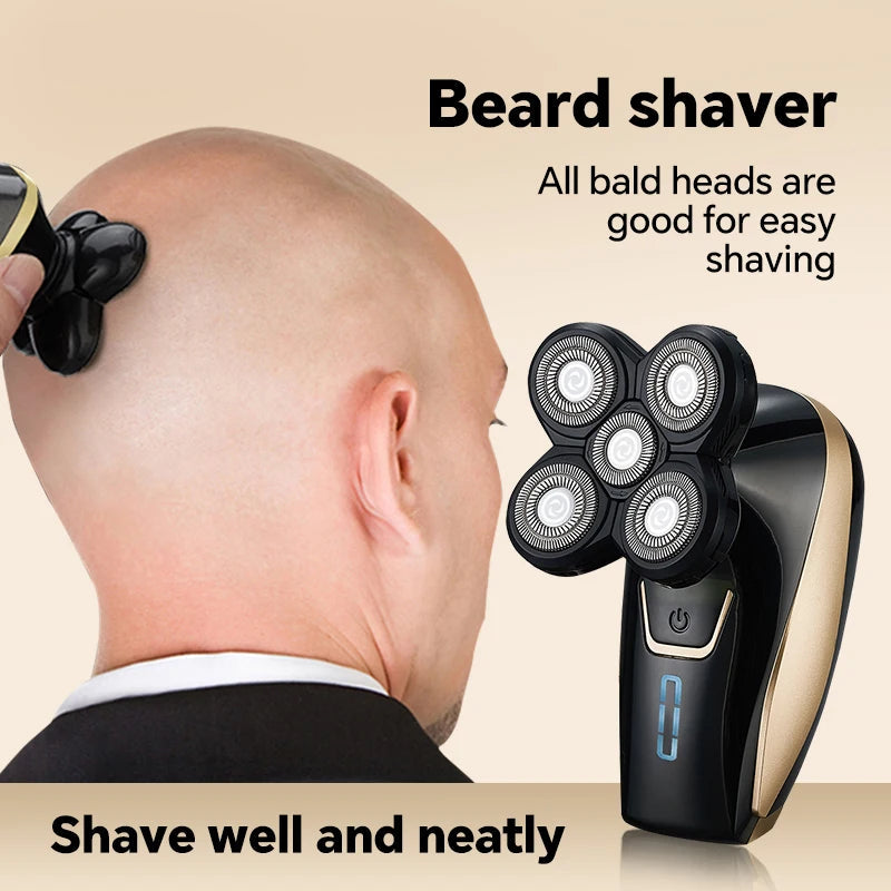 5-in-1 Electric Head Shaver