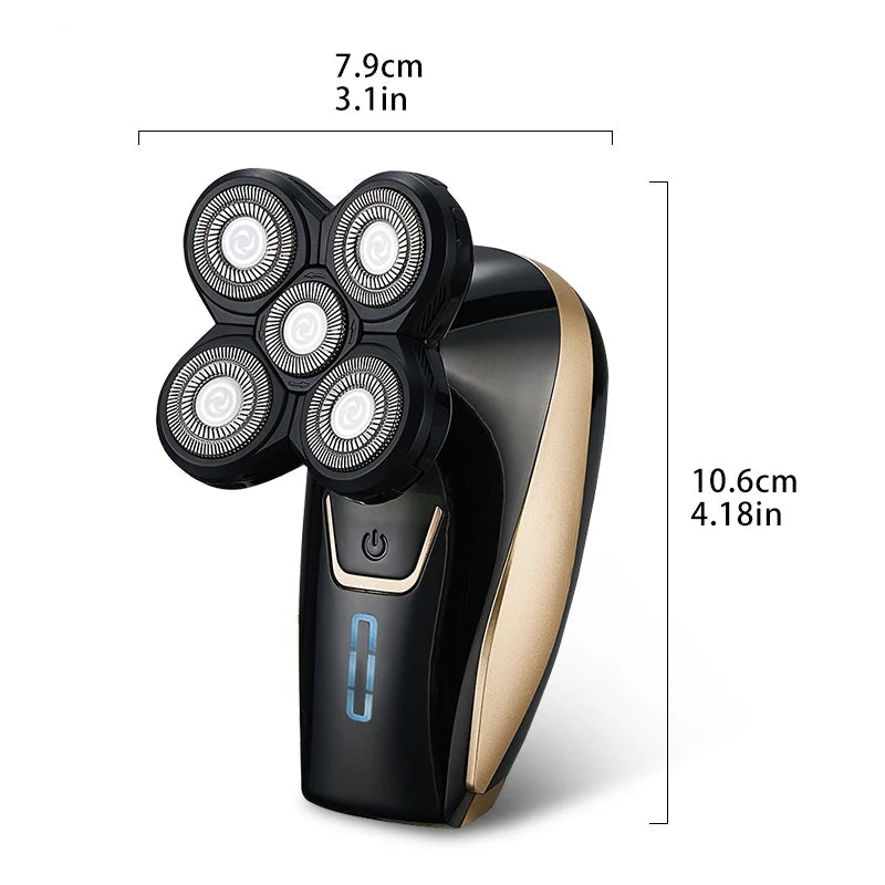 5-in-1 Electric Head Shaver
